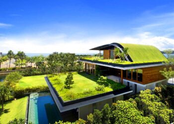 Sustainable environmentally friendly eco-building on the Costa del Sol