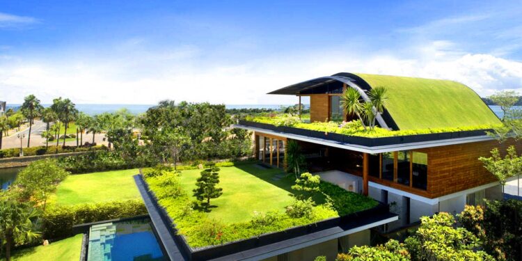 Sustainable environmentally friendly eco-building on the Costa del Sol