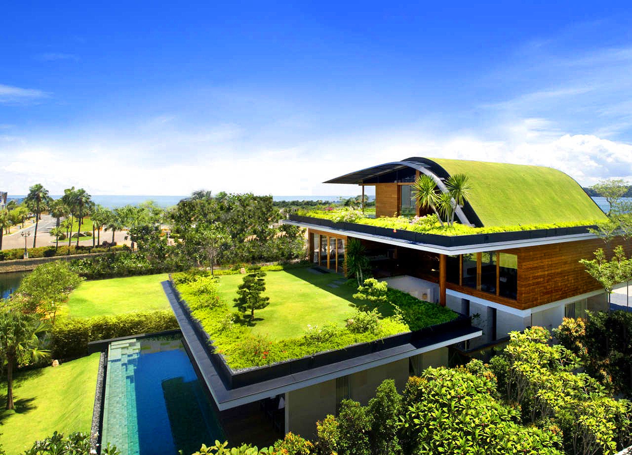 Sustainable environmentally friendly eco-building on the Costa del Sol