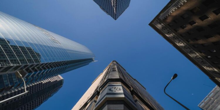 Looking up at tall buildings photo – Free Building Image on Unsplash