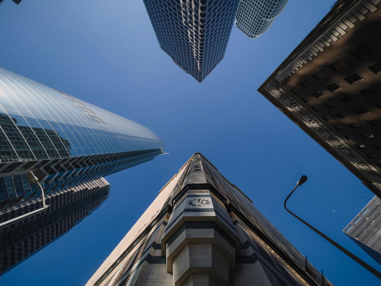 Looking up at tall buildings photo – Free Building Image on Unsplash