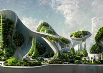 AI-generated Future Cities by Manas Bhat|Futuristic