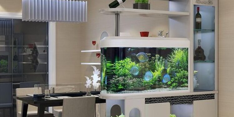 By Placing A Simple Fish Pond Model In Your Kitchen, Your Home Will Look Beautiful And Pretty