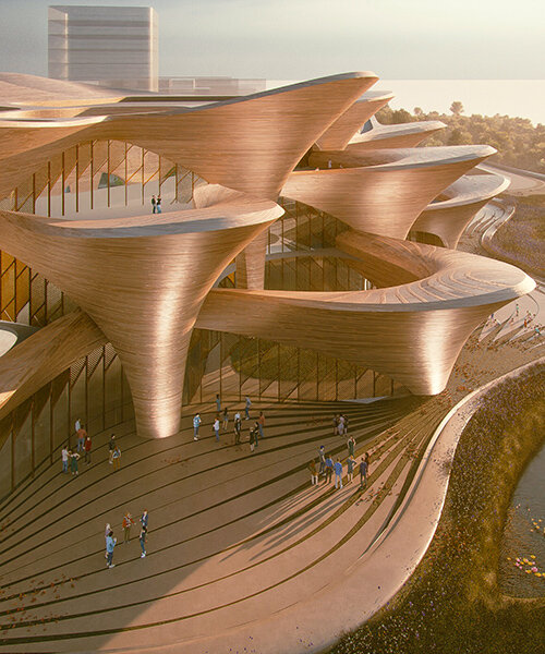 zaha hadid architects designs center celebrating uzbekistan culture
